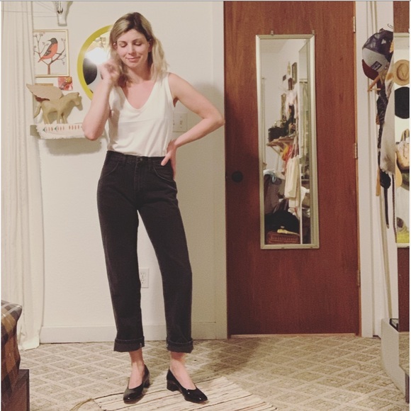 Vintage Denim - Sold•Vintage Rustler high rise straight jeans